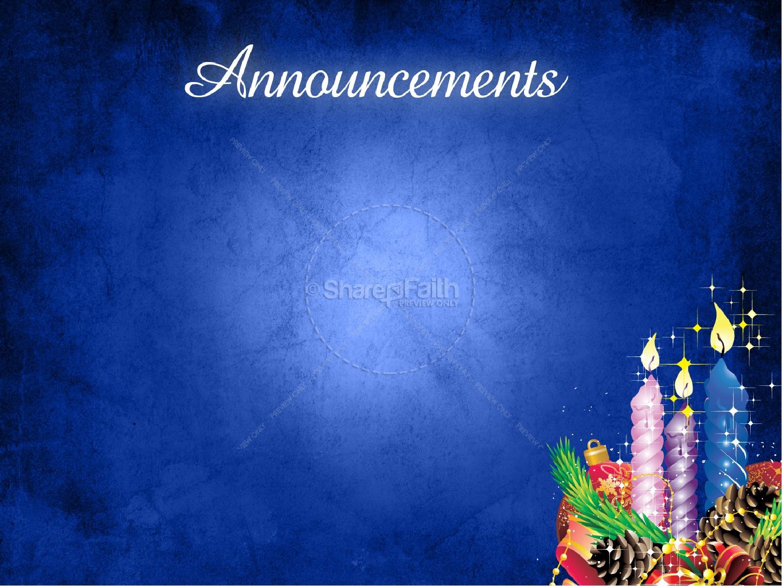 Powerpoint Advent Wreath Background - HD Wallpaper 