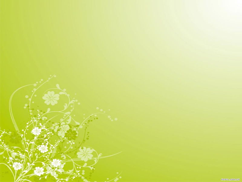 Green Wallpaper Abstract Flowers - HD Wallpaper 