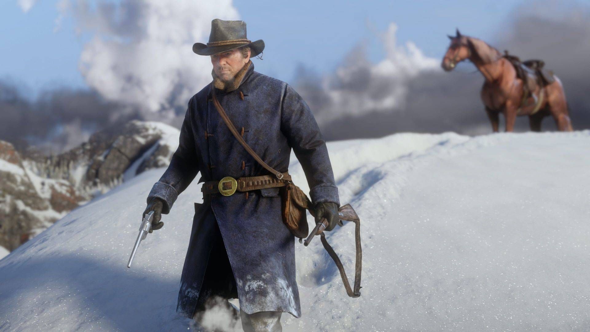Red Dead Redemption 2 Snow - HD Wallpaper 