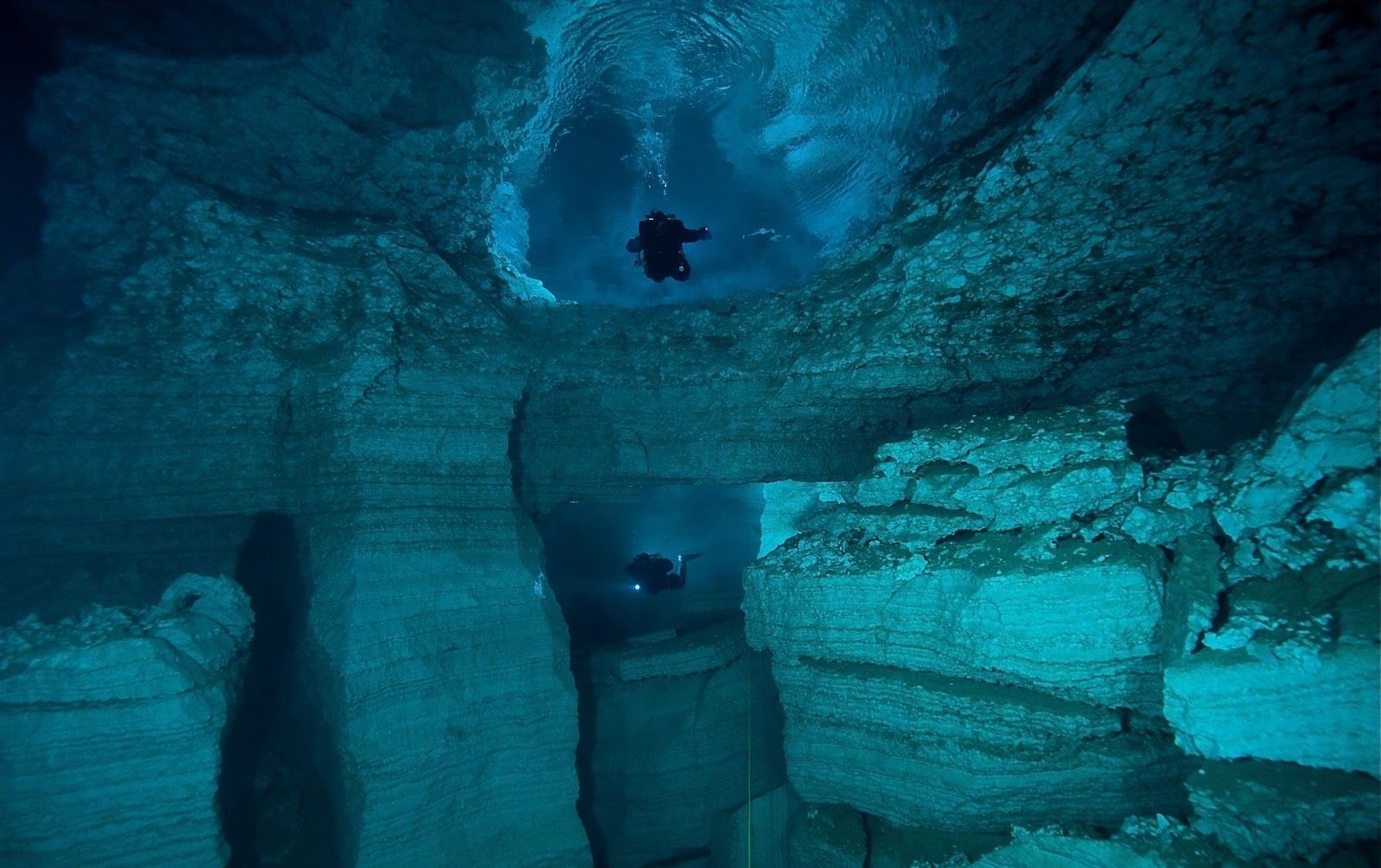 Cave Diving - HD Wallpaper 