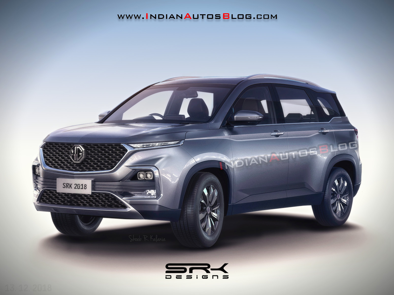 Mg Gloster Iab Rendering - Mg Hector 360 View - HD Wallpaper 