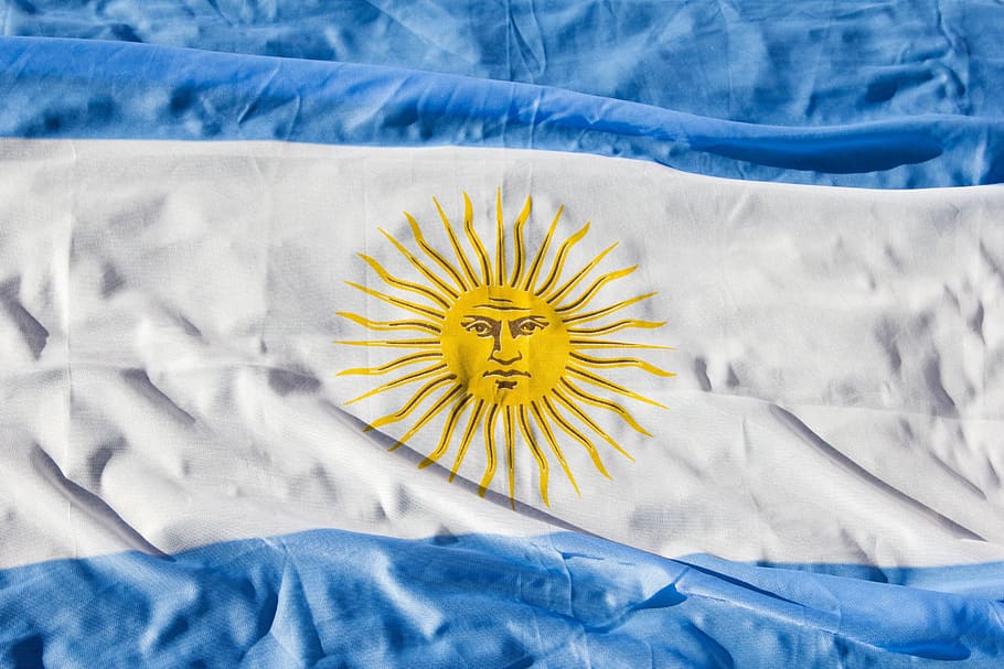 Argentina Flag, World, Wave, Celeste, Nation, Flaming, - HD Wallpaper 