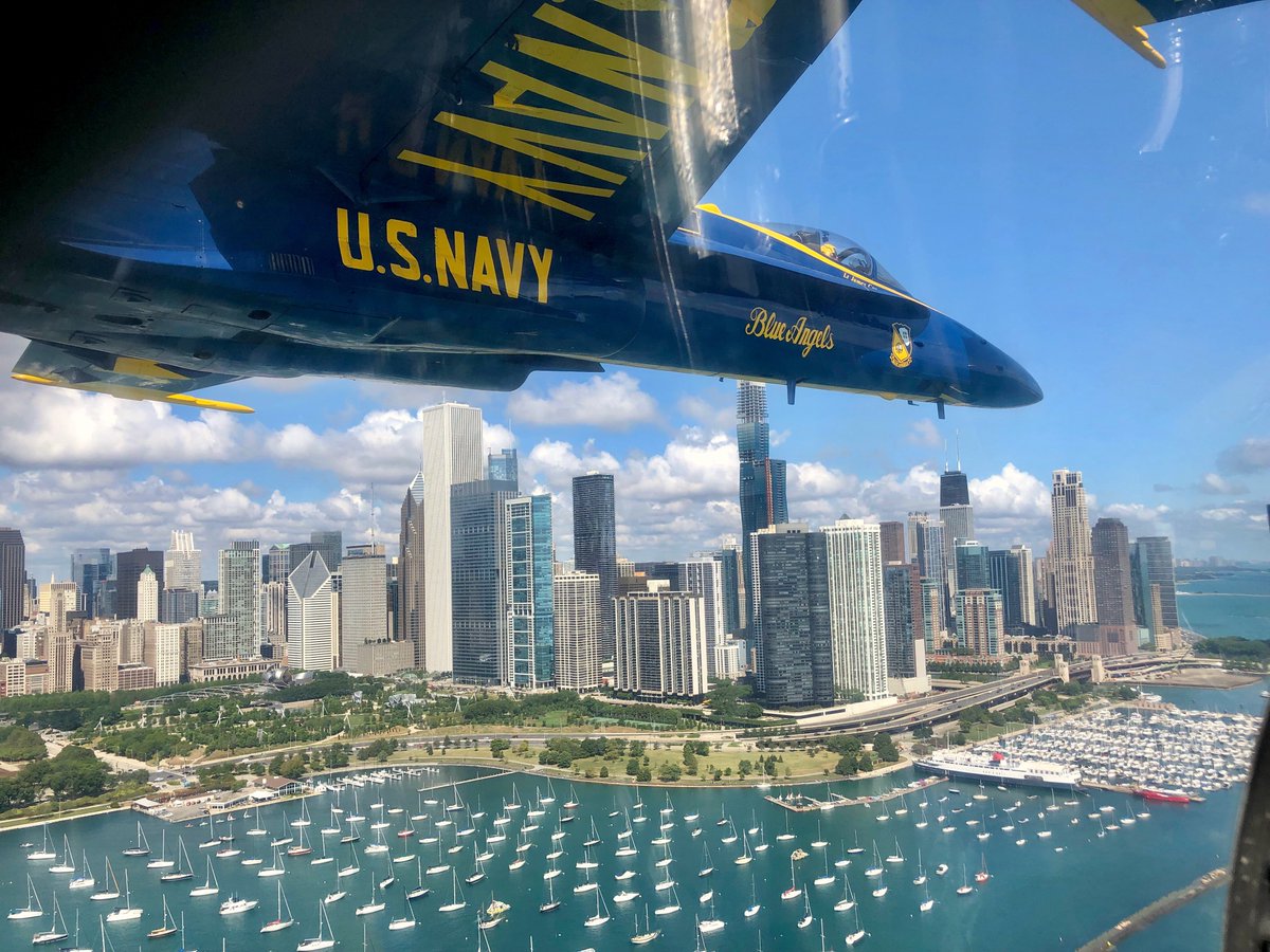 Blue Angels Chicago 2019 - HD Wallpaper 
