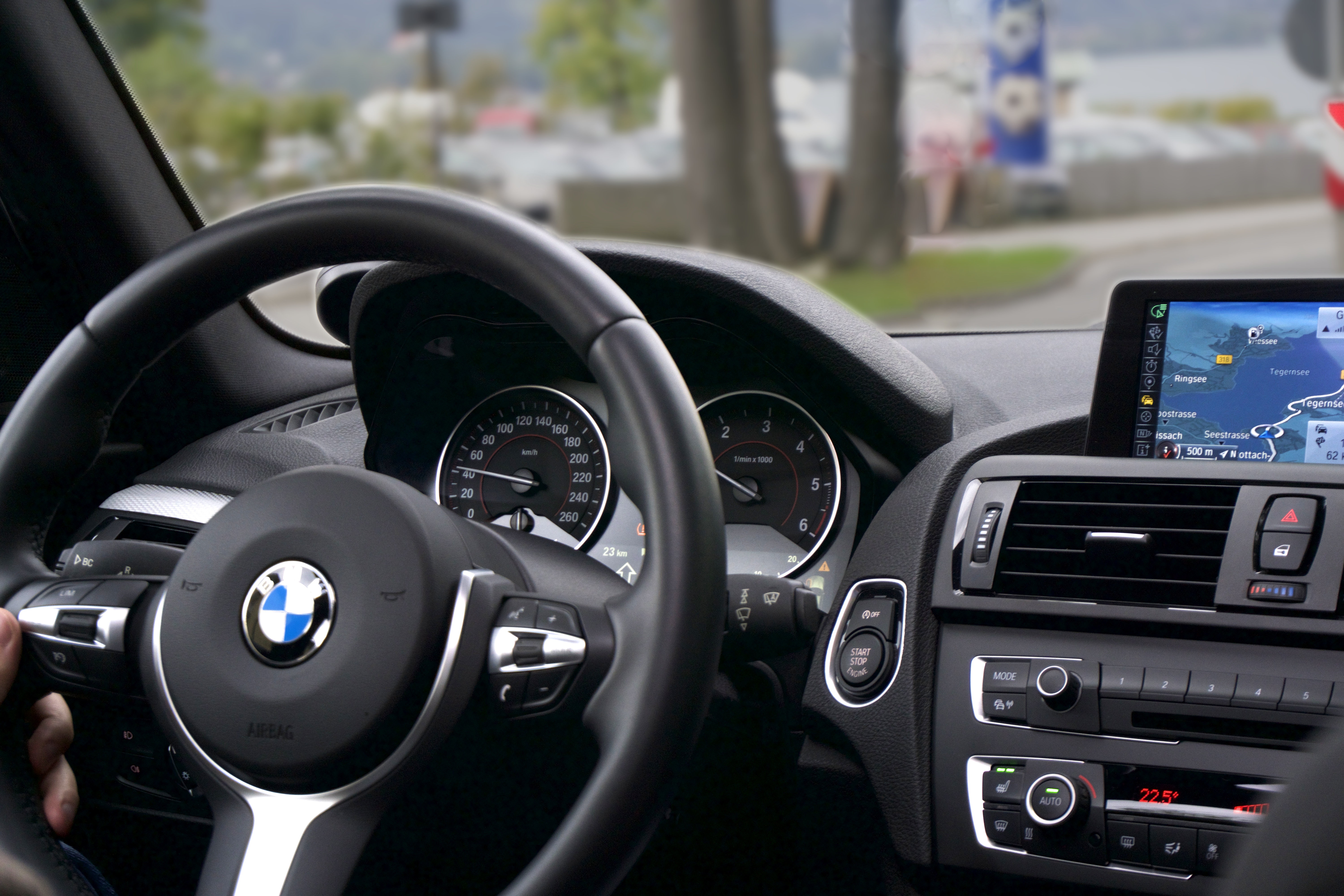 Bmw Inside Car - HD Wallpaper 