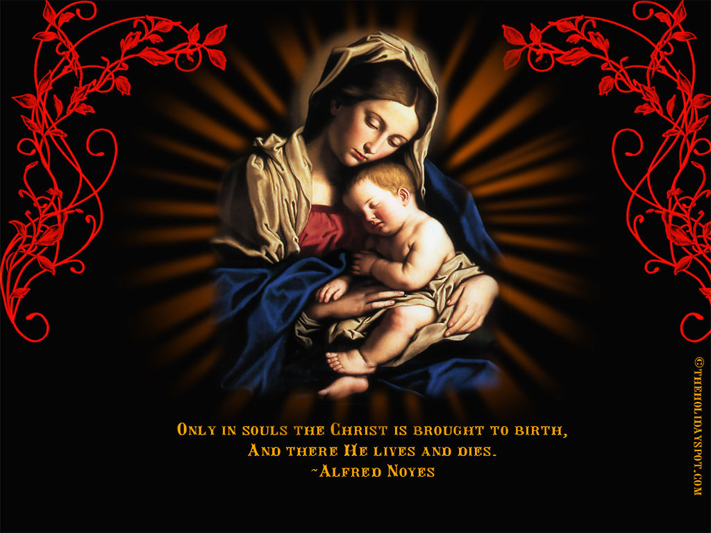 Solemnity Of The Blessed Virgin Mary Mother - HD Wallpaper 