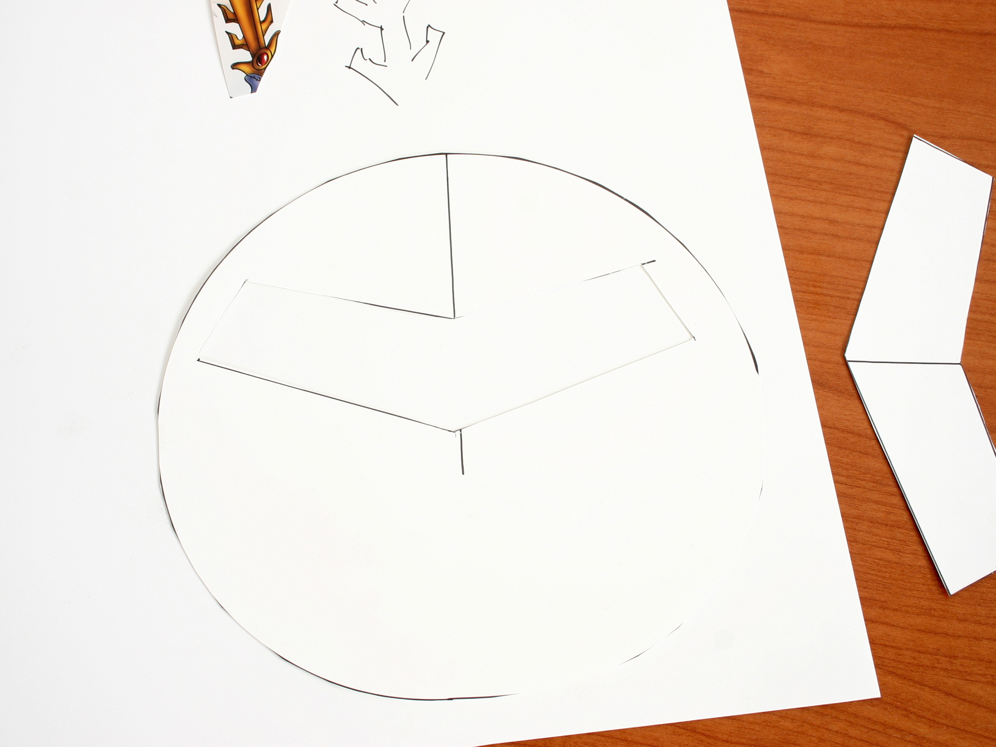 Image Titled Make A Meta Knight Mask Step - Circle - HD Wallpaper 