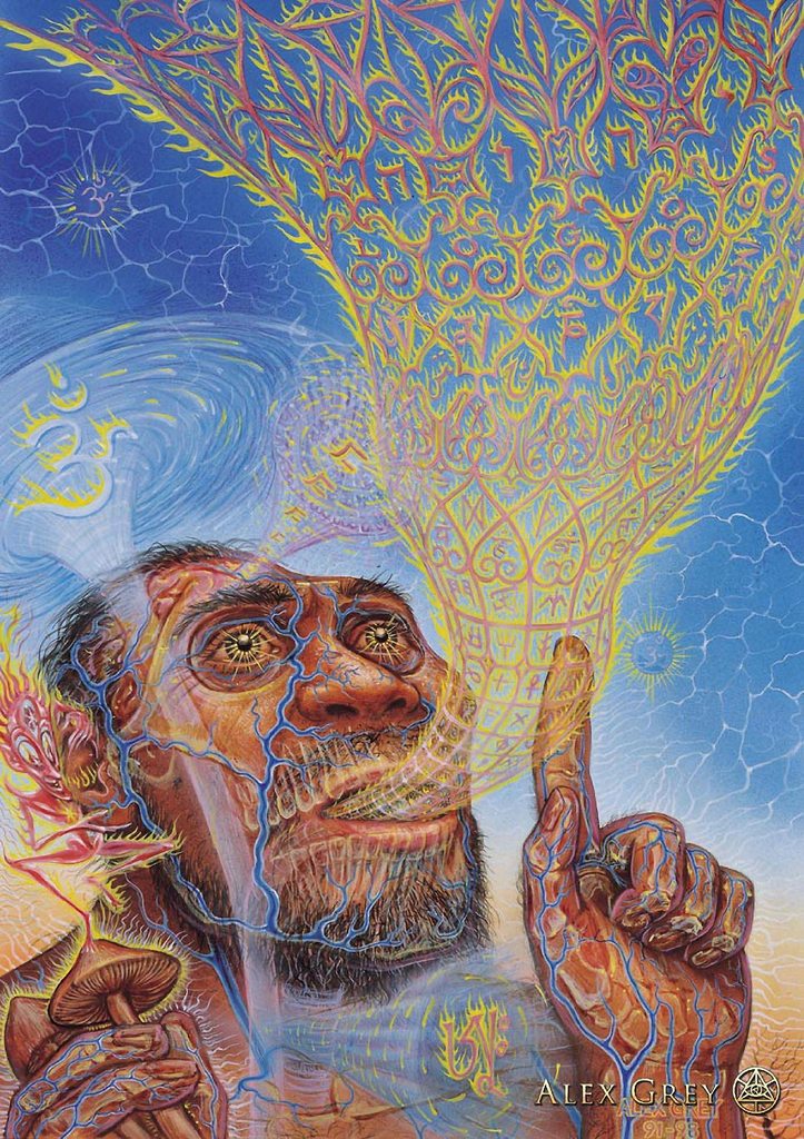 Alex Gray Psychedelic Art - HD Wallpaper 