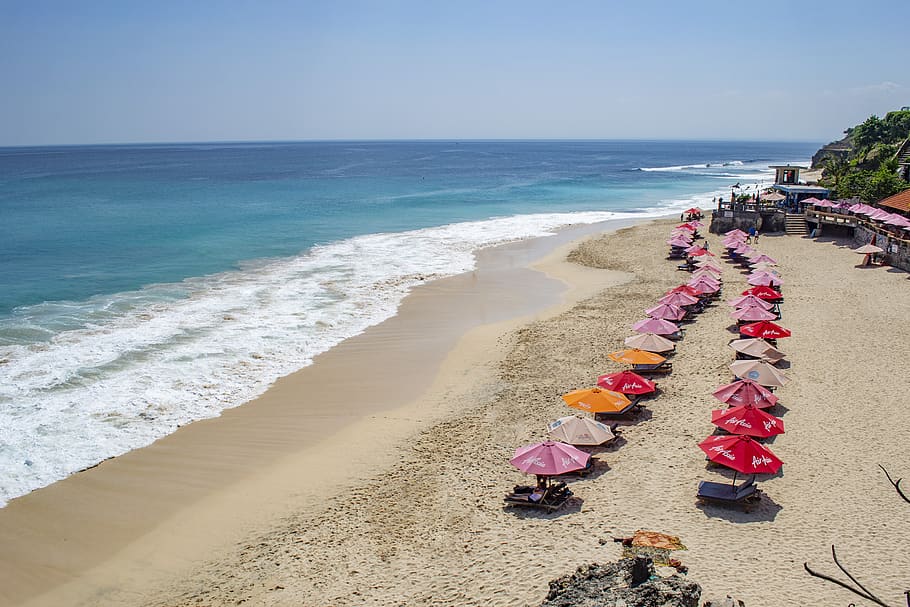 Indonesia, Dreamland Beach, Sea, Water, Horizon Over - Beach Ridge - HD Wallpaper 