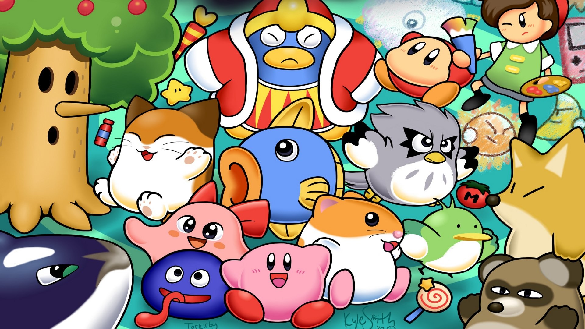 Video Game - Kirby's Dreamland 3 Background - HD Wallpaper 