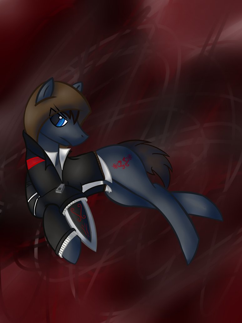 Prototype Pony Red Black Mammal Vertebrate Fictional - Mlp Prototype Alex Mercer - HD Wallpaper 