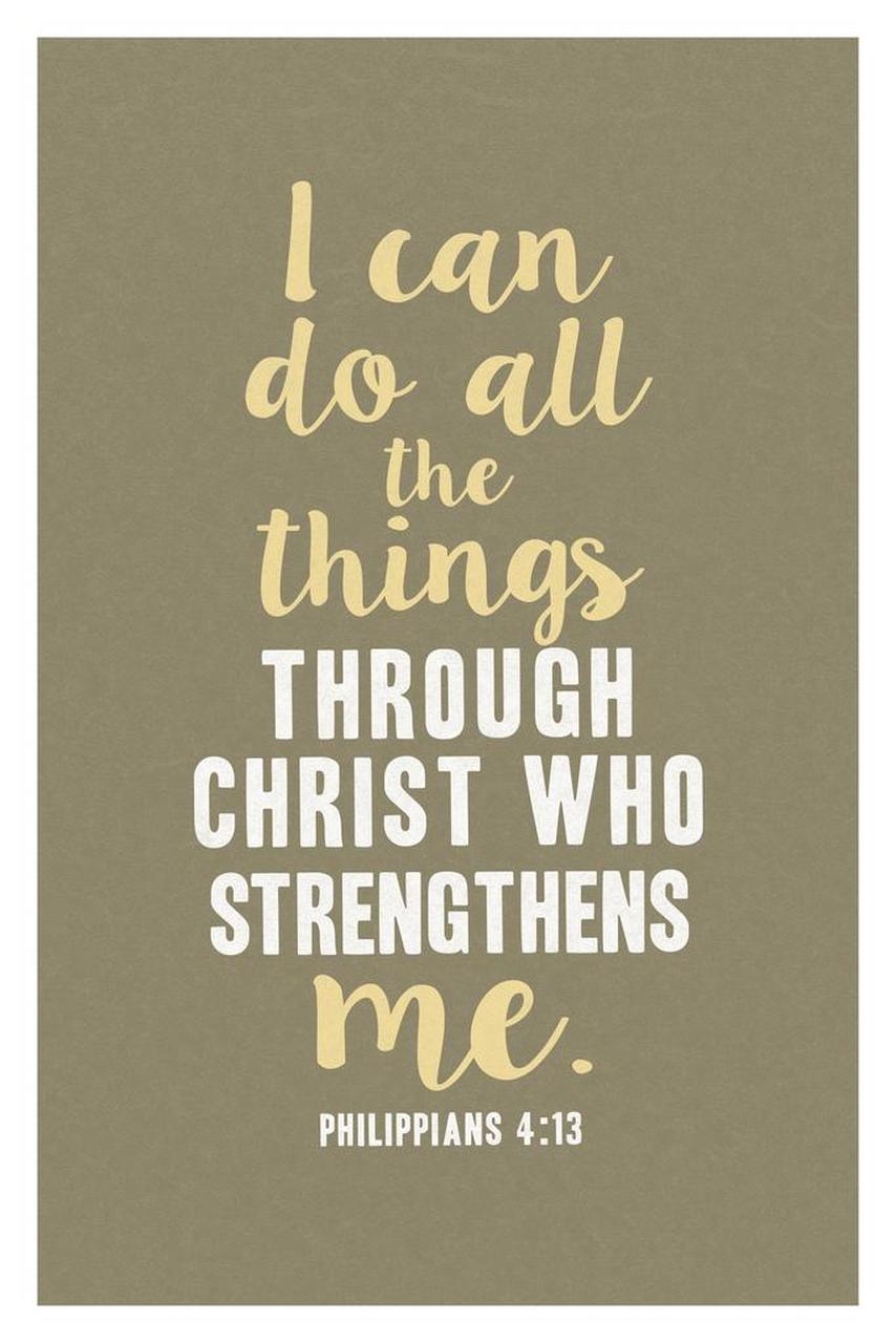 Can Do All Things Through Christ Who Strengthens Me - HD Wallpaper 