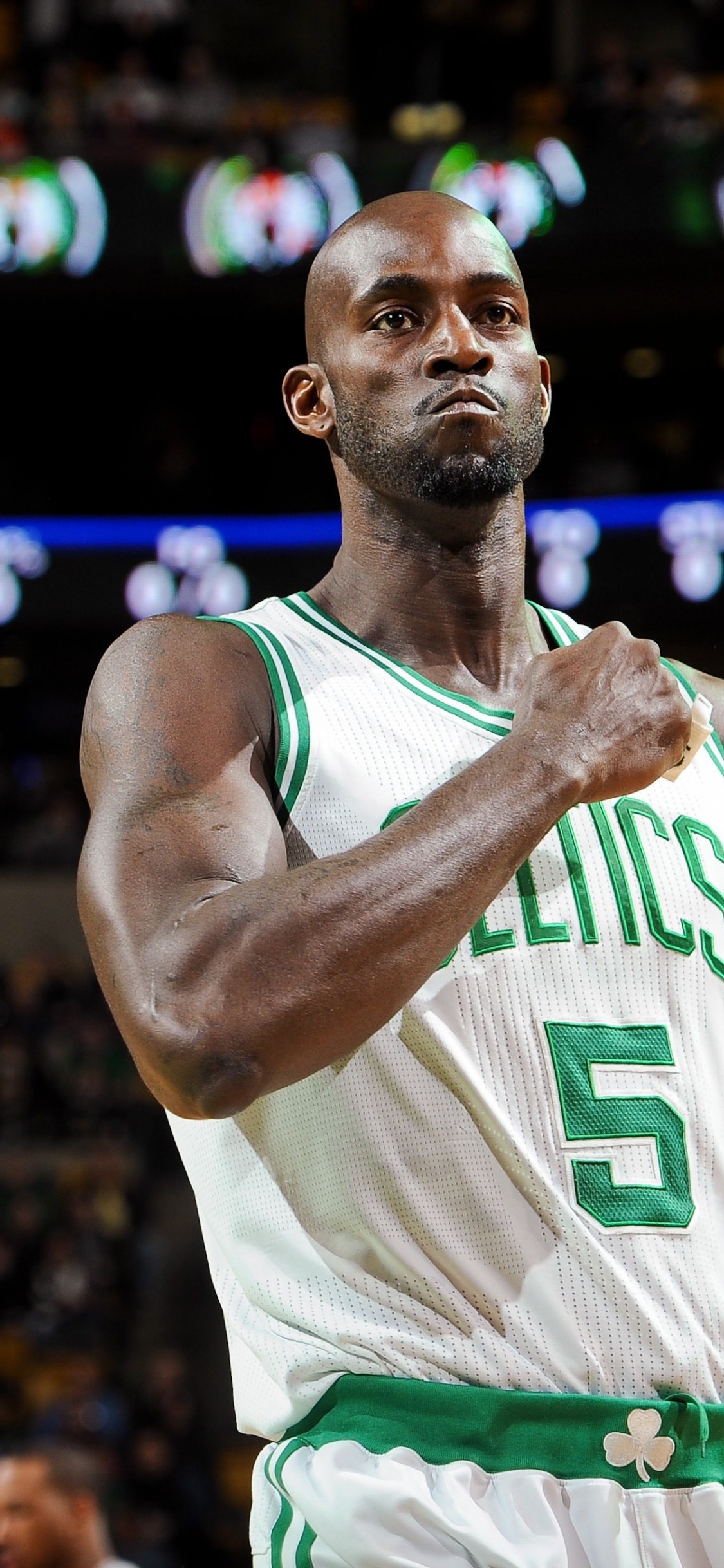 Iphone X Boston Celtics Wallpaper - Kevin Garnett 2008 Finals - HD Wallpaper 