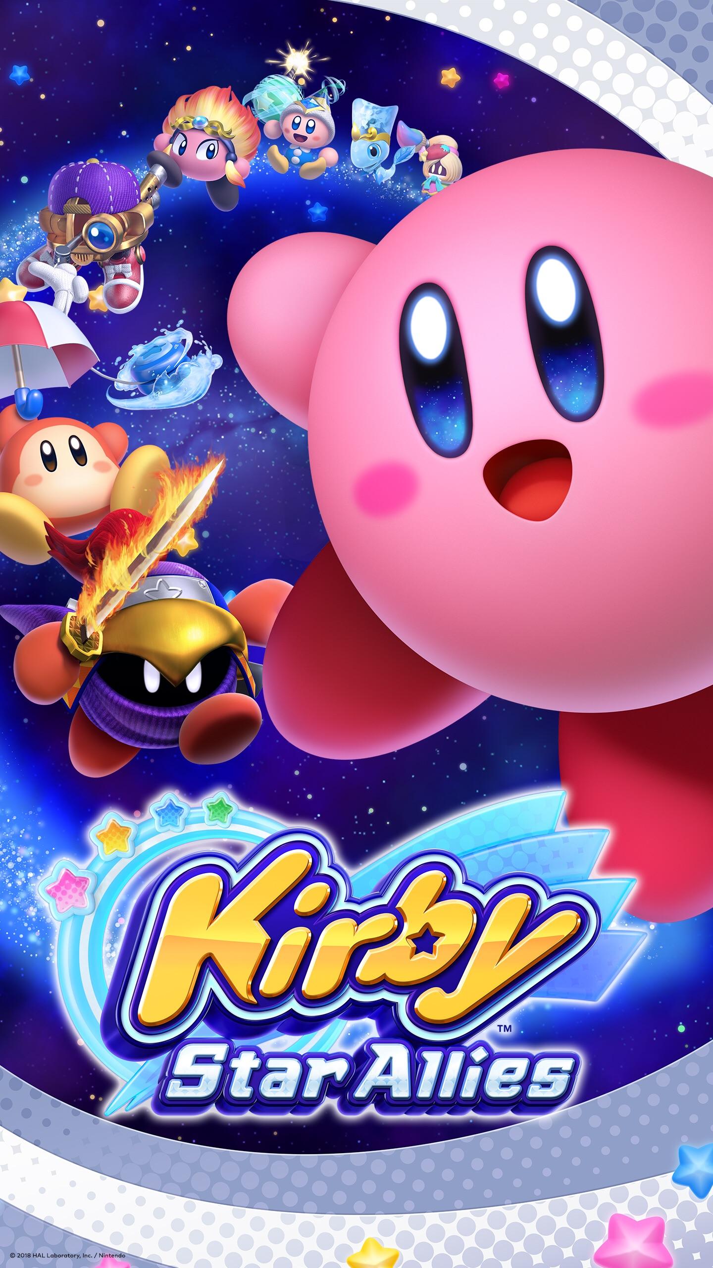 Kirby Star Allies Phone - HD Wallpaper 