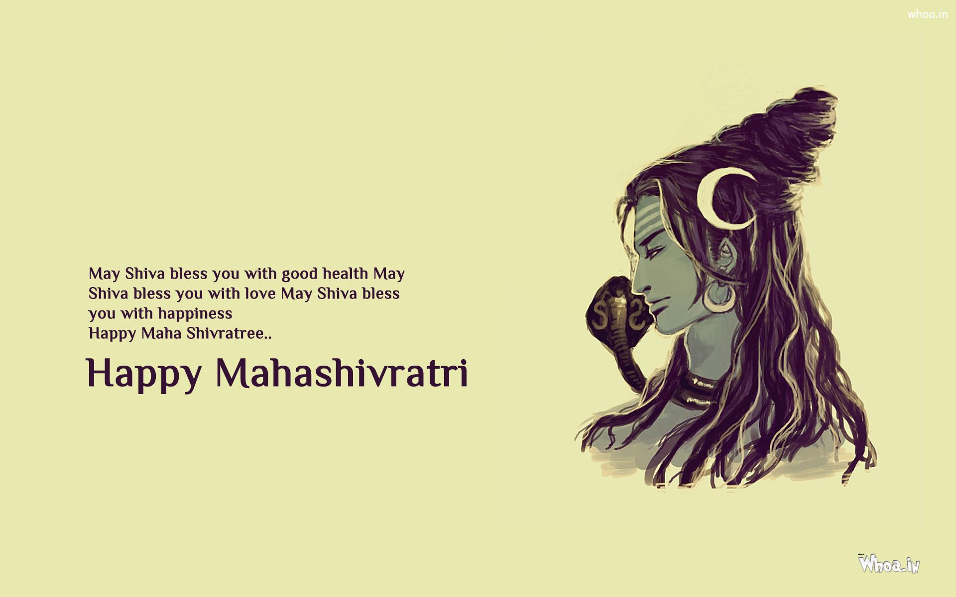 Lord Shiva Mahashivratri Quotes - HD Wallpaper 