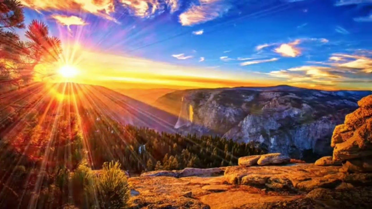 Winter Sunrise Wallpaper Hd - HD Wallpaper 