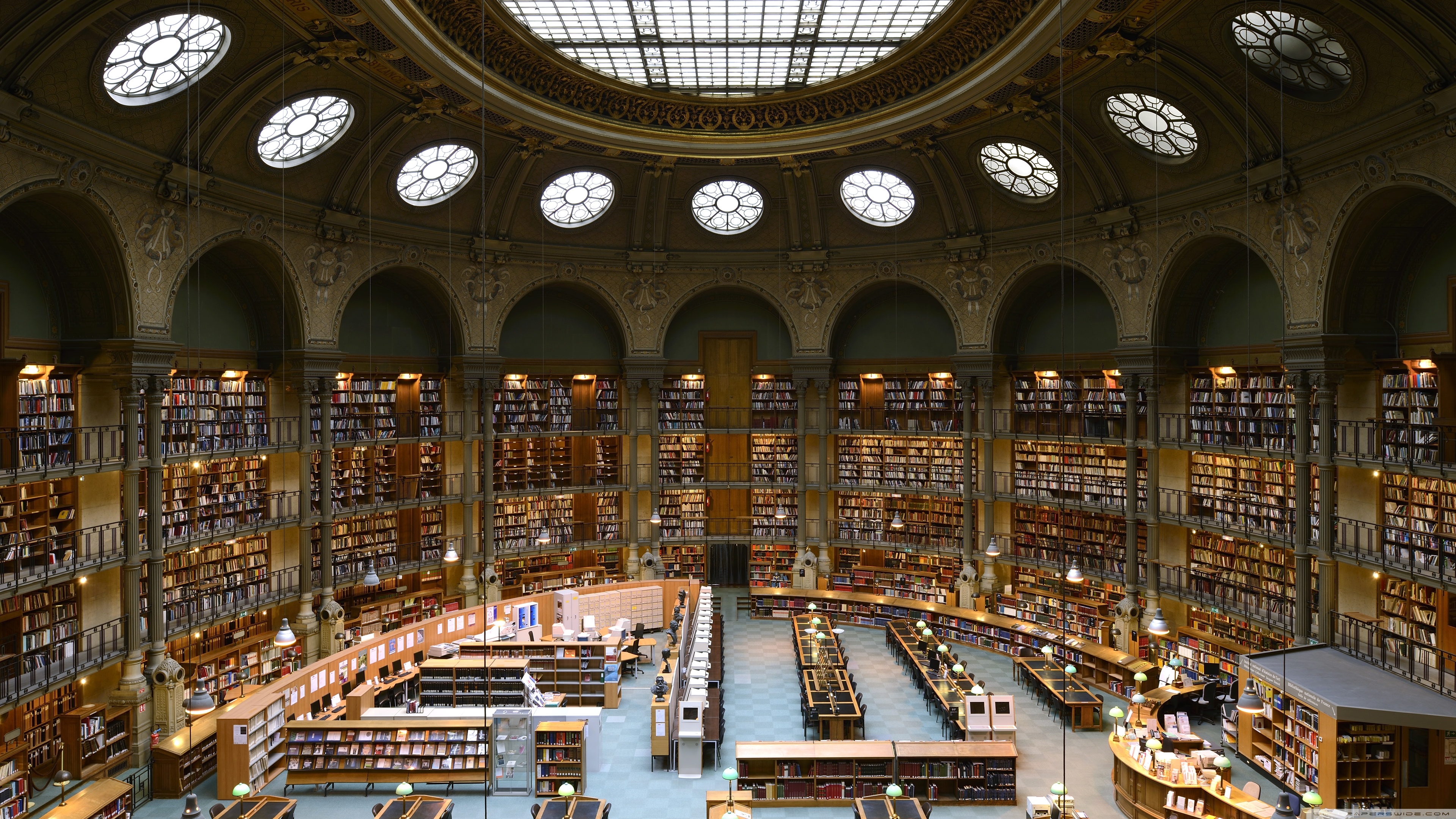 4k Bibliotheque Nationale De France Wallpaper For Desktop - Bibliothèque Nationale De France - HD Wallpaper 
