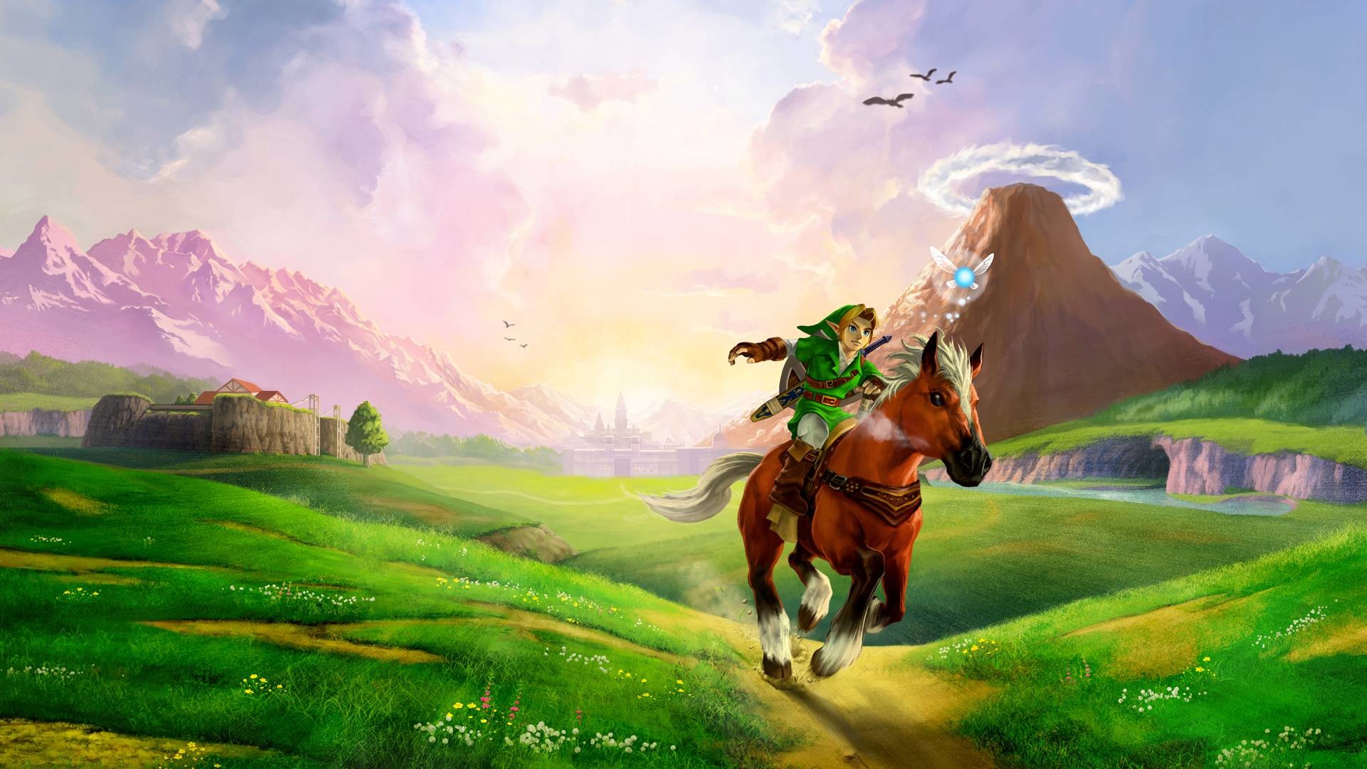 Exciting Hyrule Wallpaper 1920x1080px ~ Hyrule Wallpaper - Zelda Wallpaper Hd Pc - HD Wallpaper 