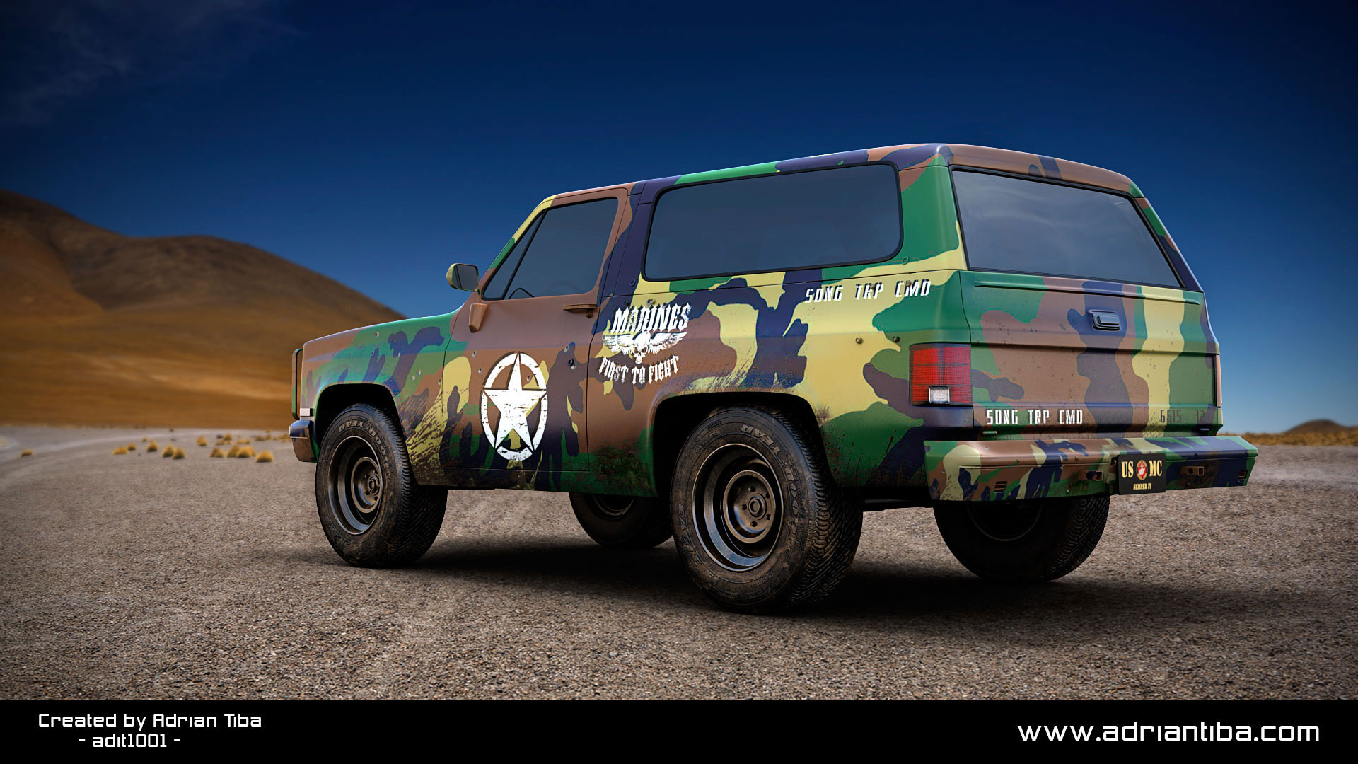 Chevrolet Blazer - 3d - Sport Utility Vehicle - HD Wallpaper 