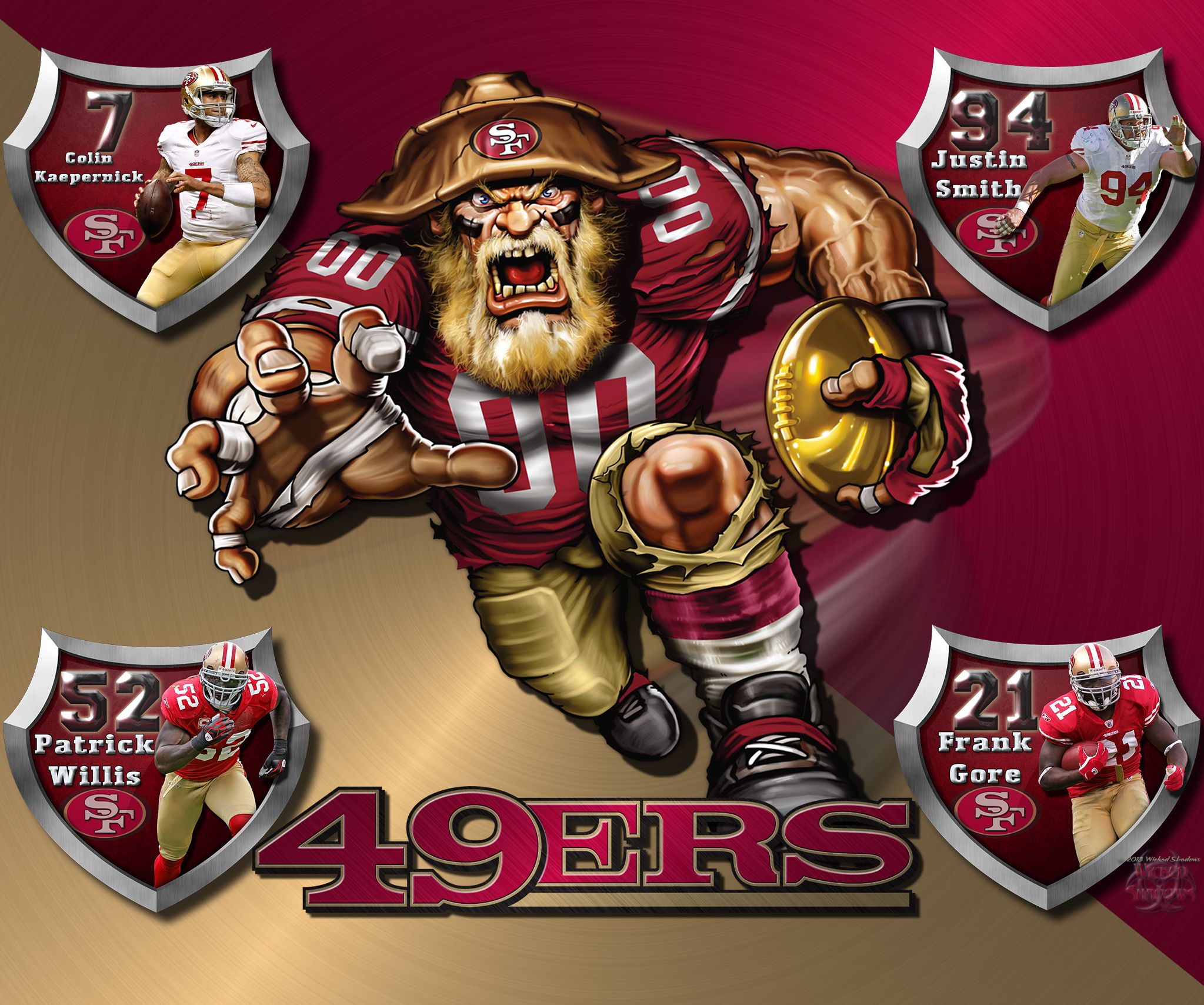San Francisco 49ers Shirt Design - HD Wallpaper 