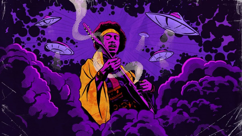 Jimi Hendrix Fan Art - HD Wallpaper 