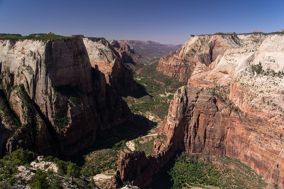 United States, Springdale, Observation Point Trail, - Zion National Park - HD Wallpaper 