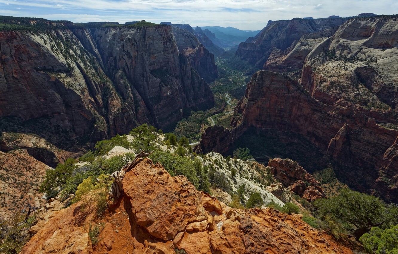Photo Wallpaper Utah, Usa, Zion National Park - Zion National Park - HD Wallpaper 