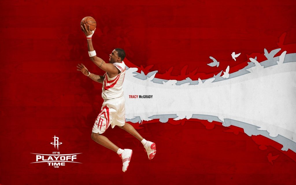 Houston Rockets Iphone Wallpaper Pic Hwb418926 - Tracy Mcgrady Houston Rockets - HD Wallpaper 