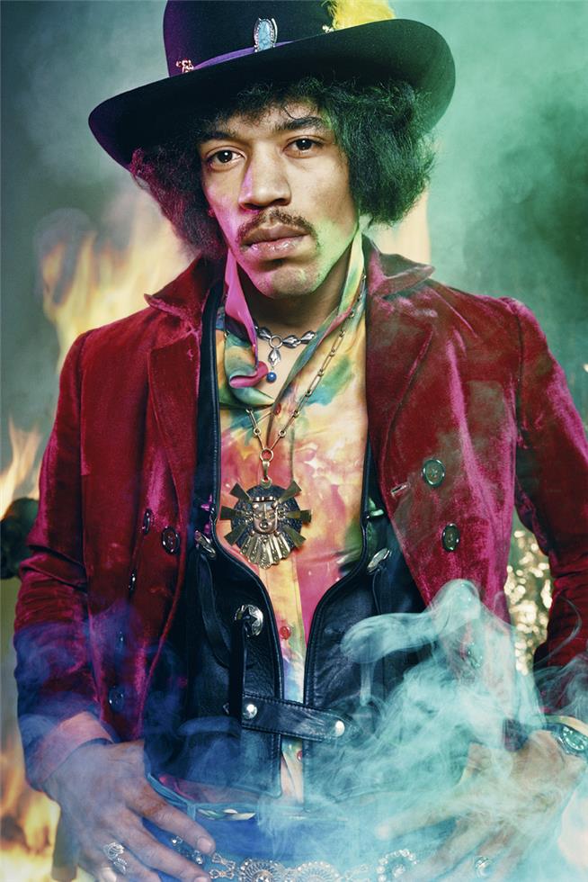 Jimi Hendrix, Electric Ladyland Portrait - Jimi Hendrix David Montgomery - HD Wallpaper 