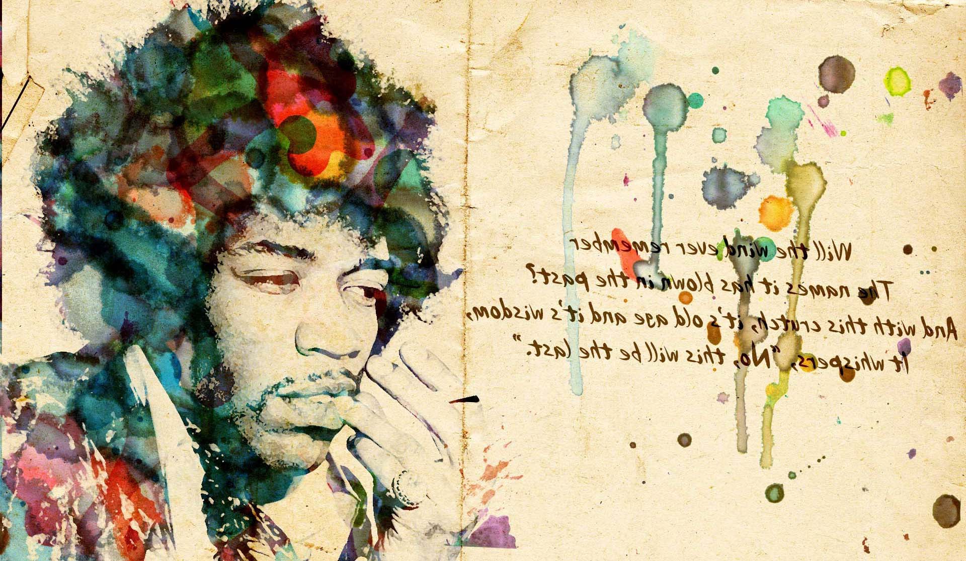 Art Wallpaper Jimi Hendrix - HD Wallpaper 