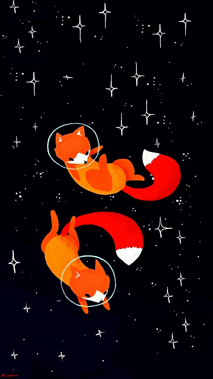 Image - Space Fox - HD Wallpaper 