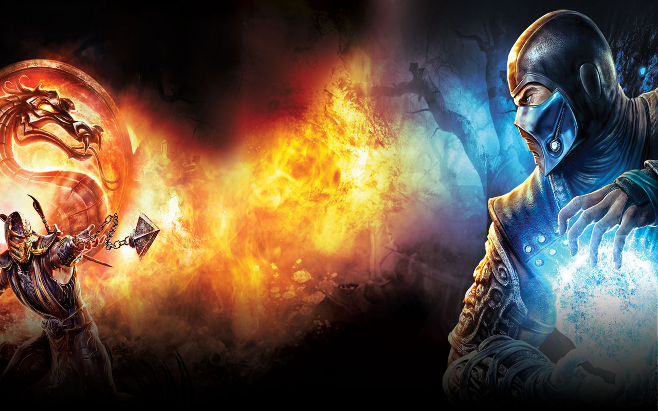 Mortal Kombat - Mortal Kombat Scorpionand Subzero - HD Wallpaper 