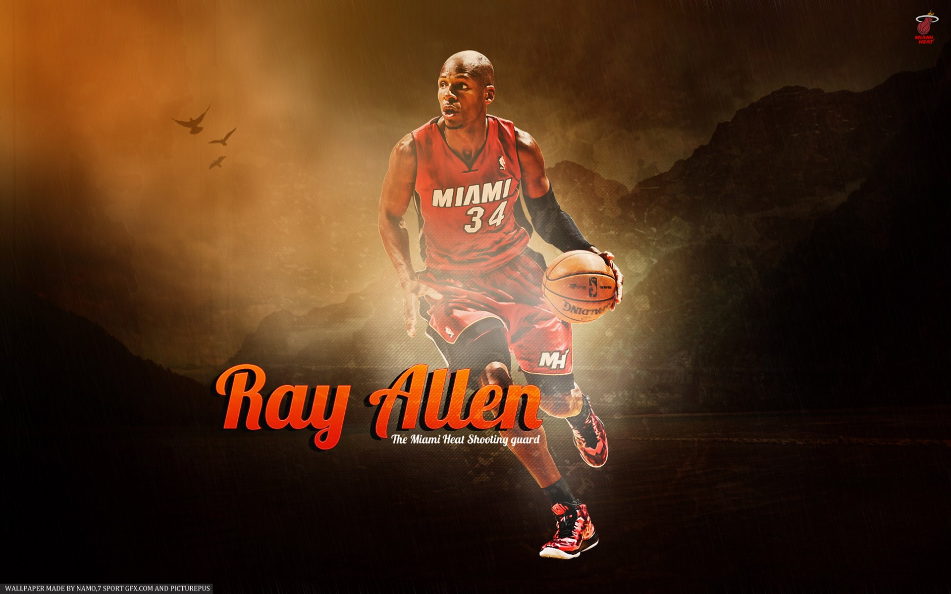 Miami Heat - HD Wallpaper 