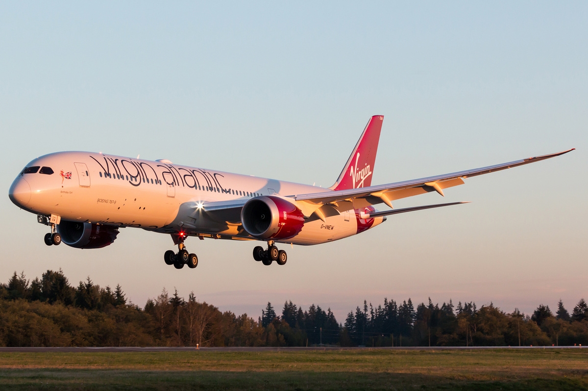 Virgin Atlantic Boeing 787-9 Approaching - Boeing C-32 - HD Wallpaper 