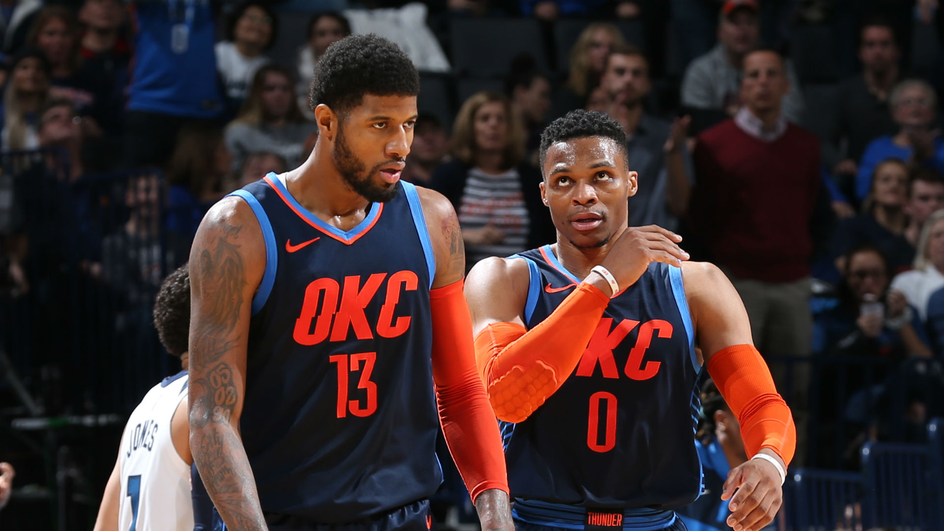 What S Next For Paul George, Russell Westbrook And - Westbrook And Paul George - HD Wallpaper 