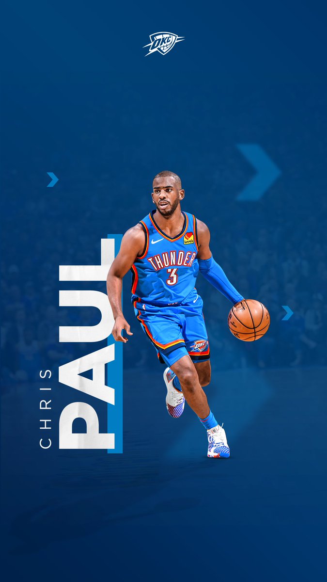 Chris Paul Okc Thunder - HD Wallpaper 