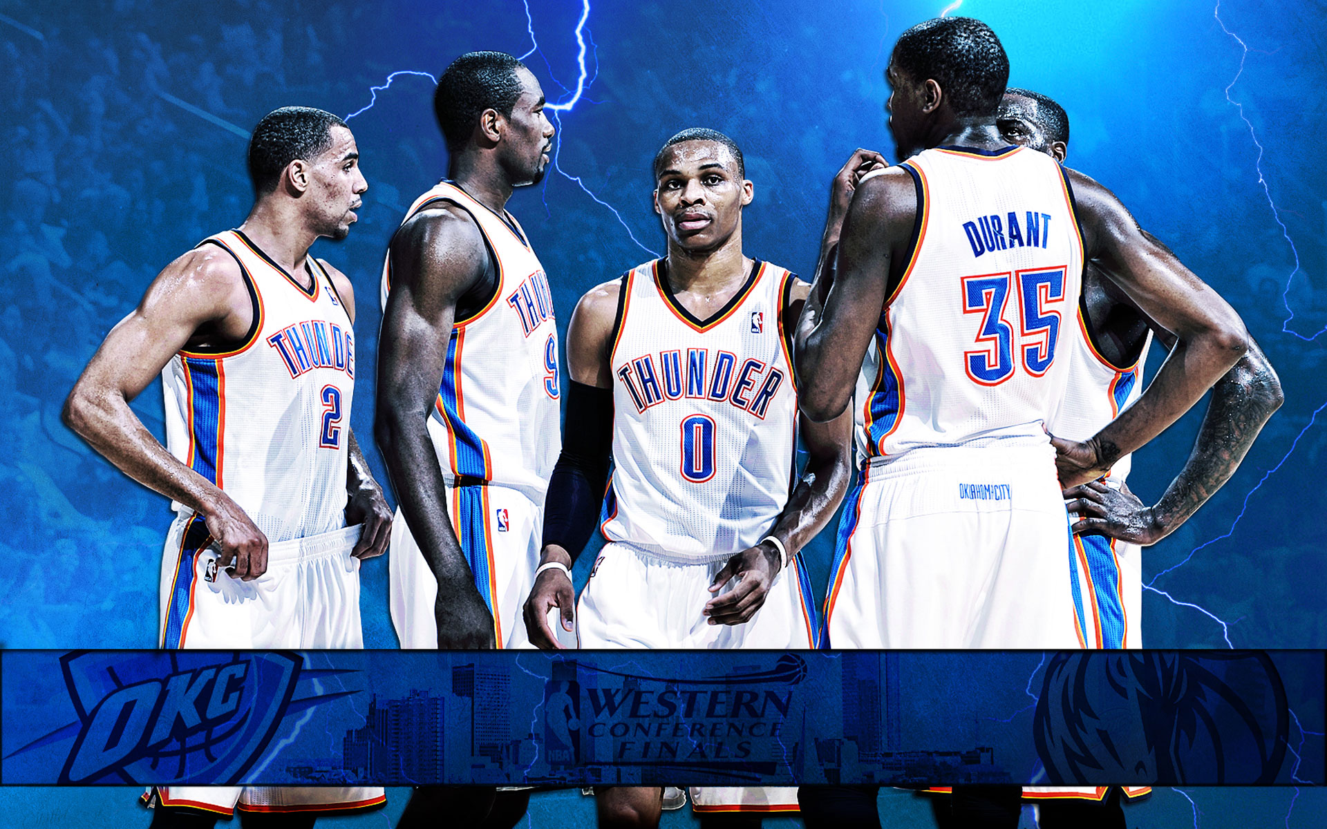 Oklahoma City Thunder Wallpaper 2011 - HD Wallpaper 