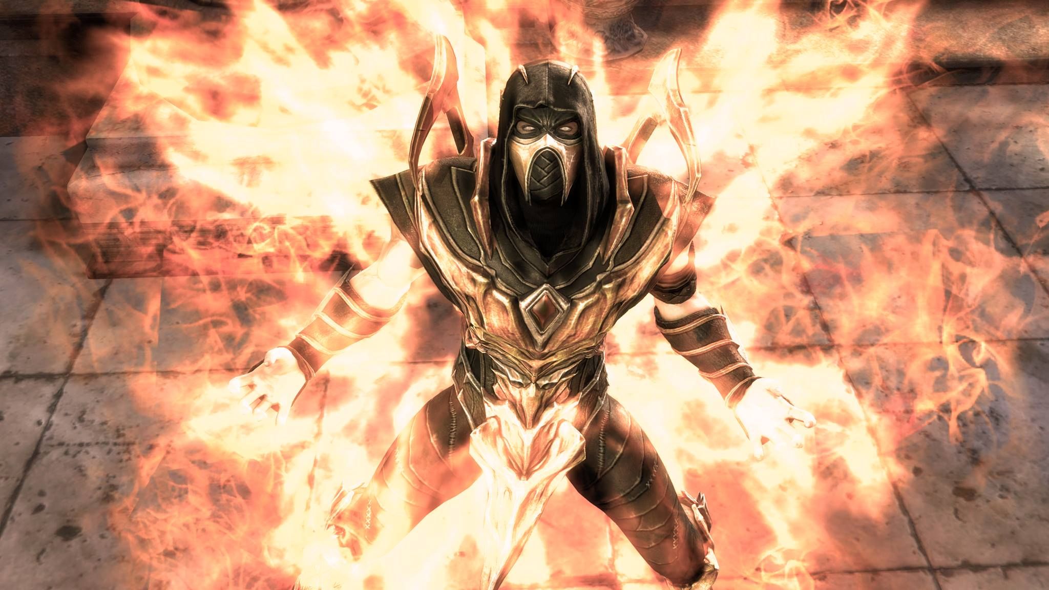 Mortal Kombat Scorpion God - HD Wallpaper 