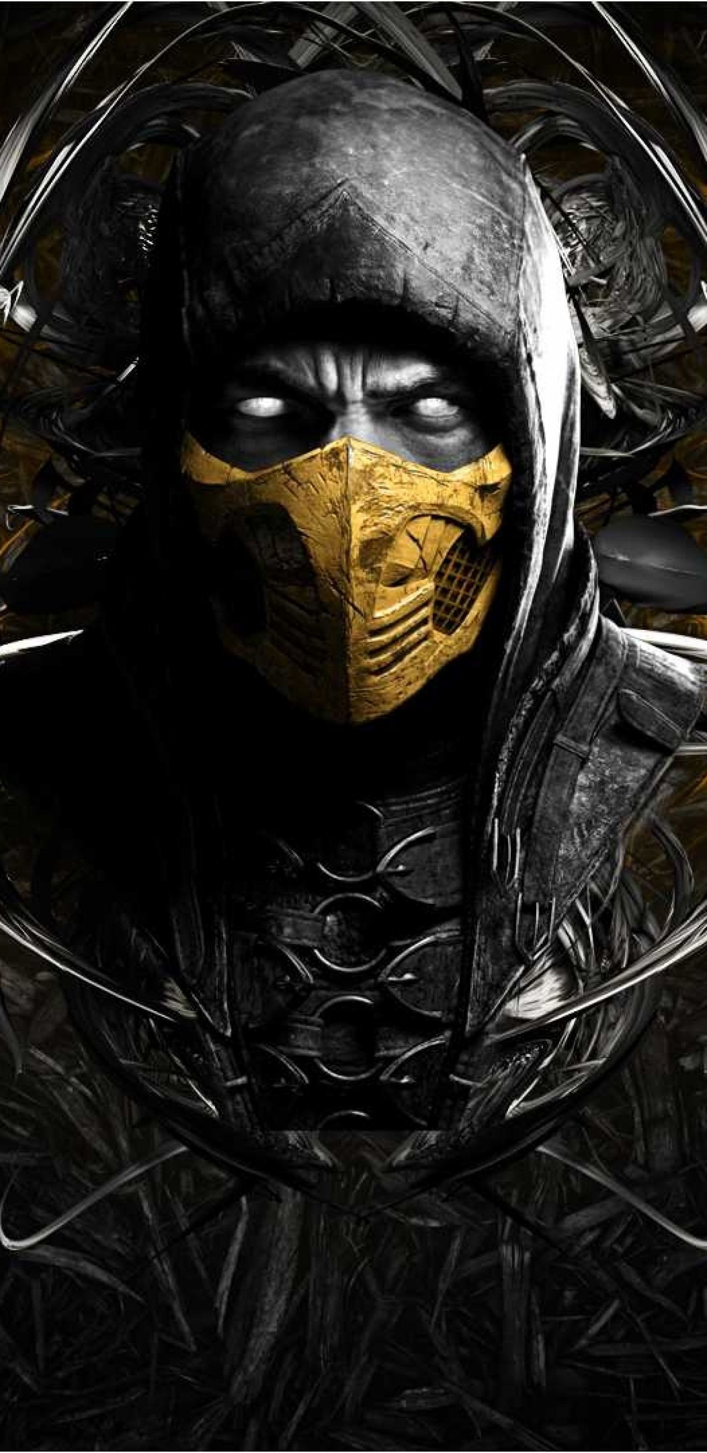 Mortal Kombat X, Scorpion, Artwork, Fighting Games - HD Wallpaper 