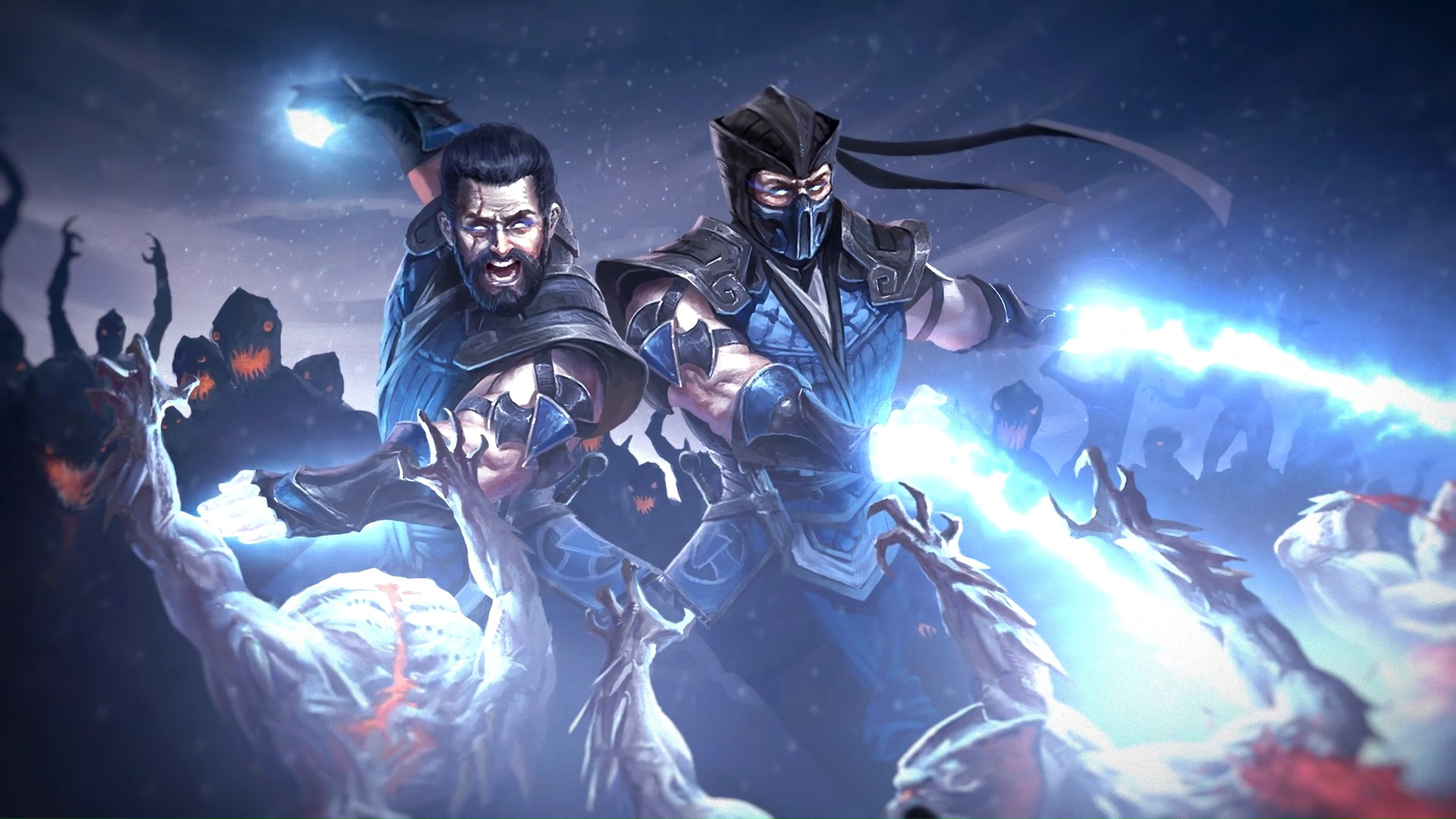 Sub-zero, Mortal Kombat 11, 4k, - Sub Zero Mortal Kombat 11 - HD Wallpaper 