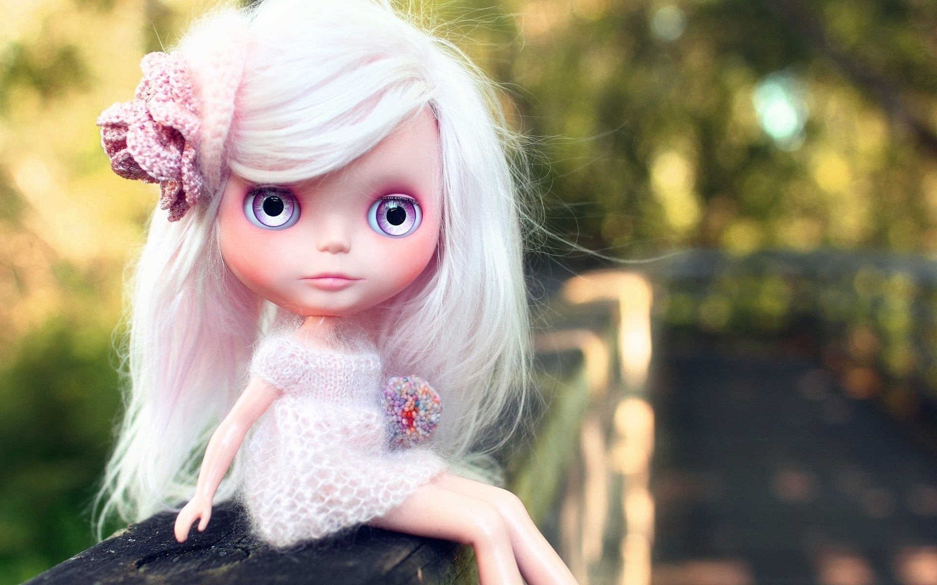 Cute Doll With Big Eyes Hd - HD Wallpaper 