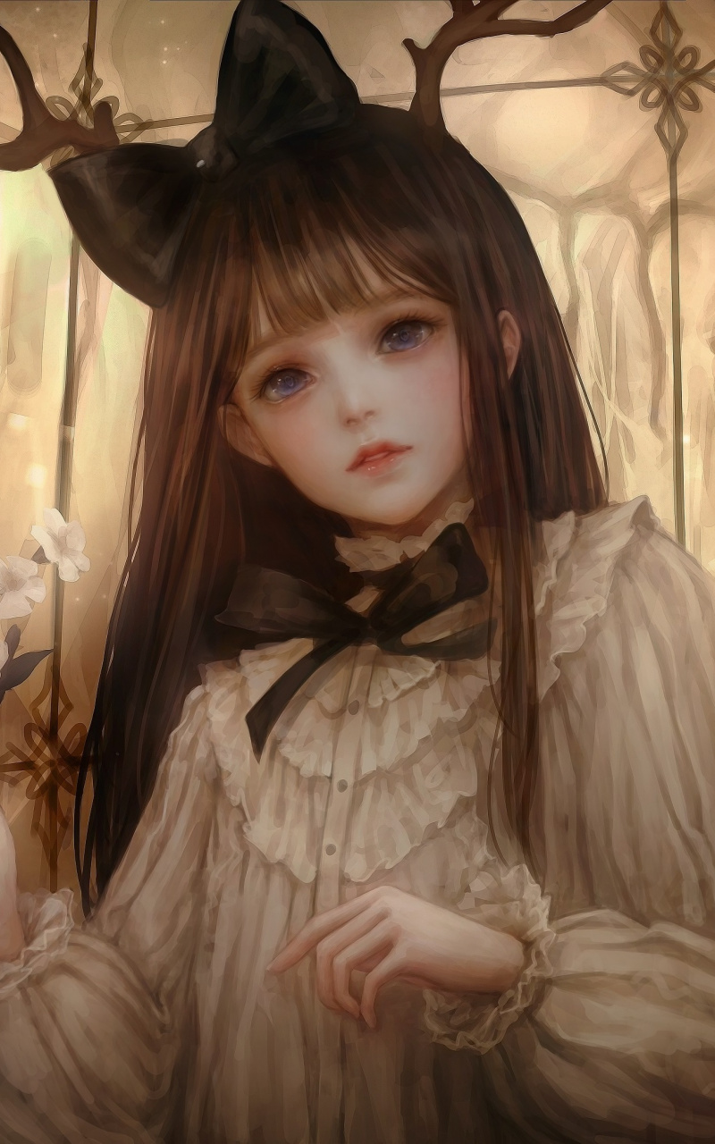 Anime Girl, Cute, Artwork, Fantasy, Original, Wallpaper - Shal E - HD Wallpaper 
