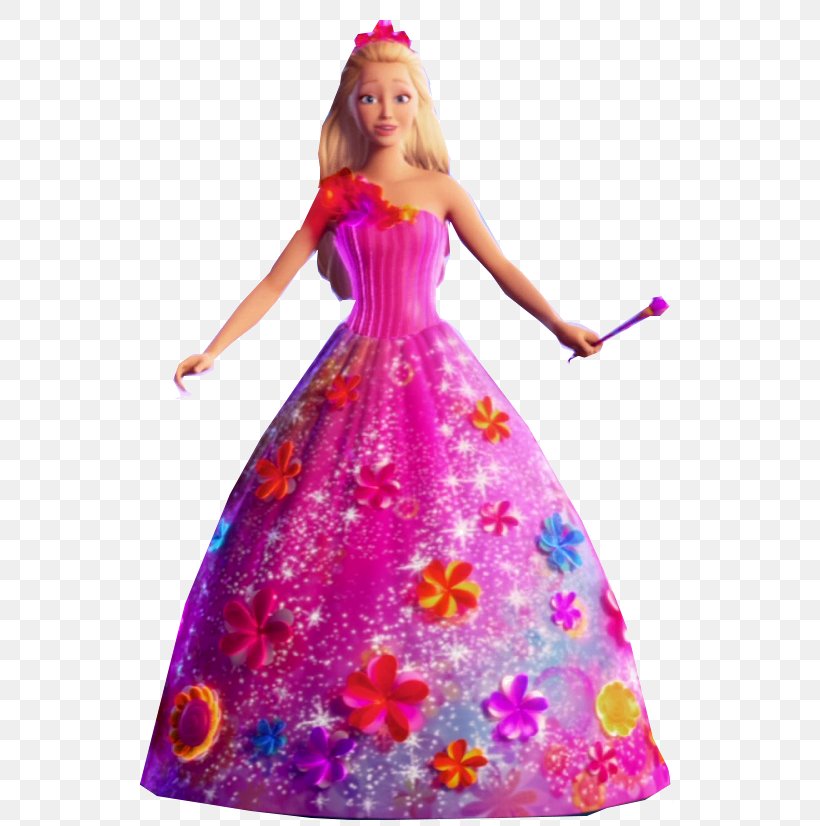 Barbie Rainbow Lights Mermaid Doll Desktop Wallpaper - Barbie In The Secret Door Gown - HD Wallpaper 