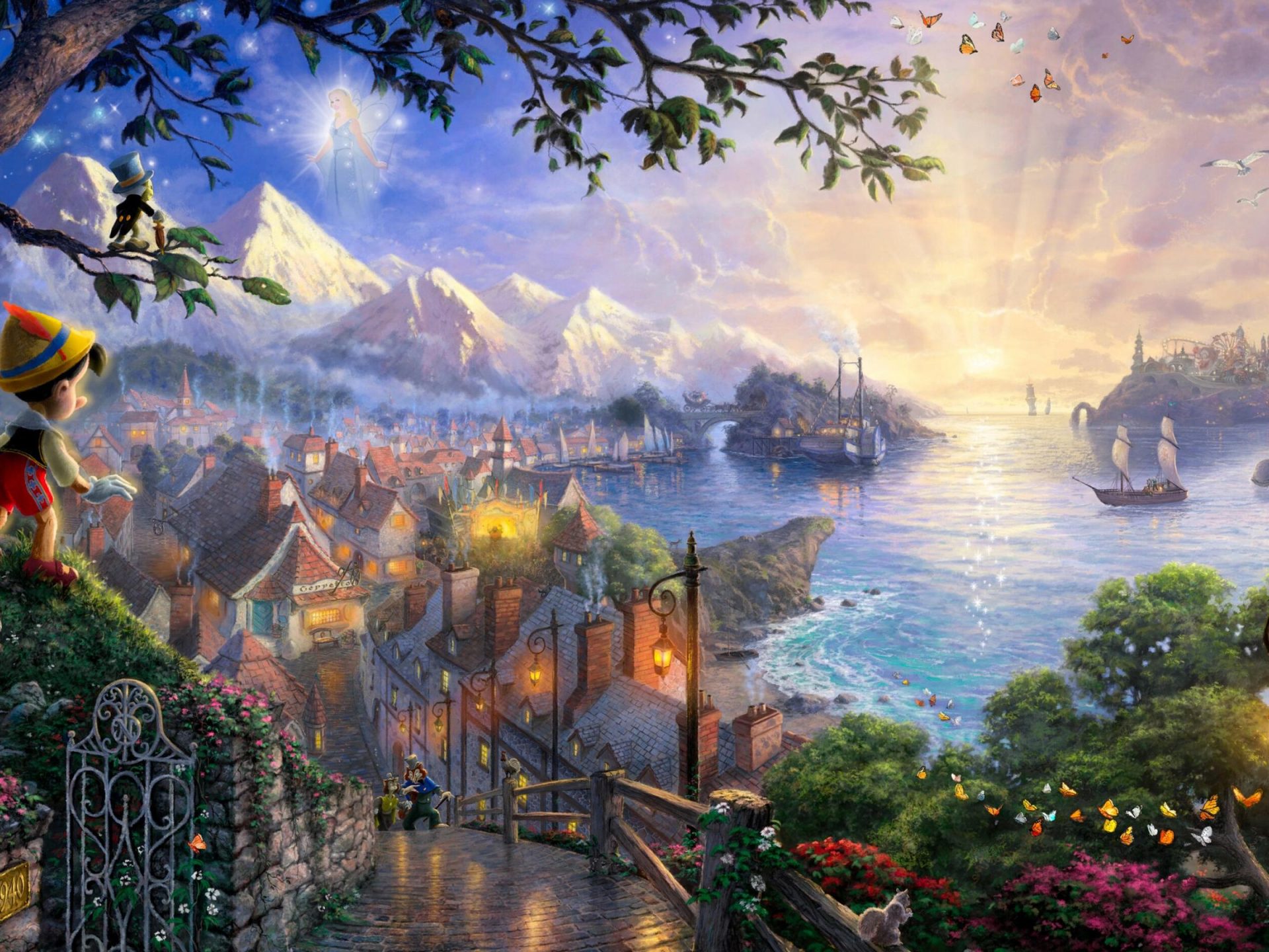 Pinocchio Wishes Upon A Star - HD Wallpaper 