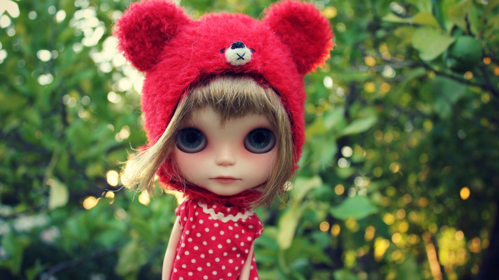 Cute Baby Doll, Blurry, Animation, Fantasy Girl - Cute Doll - HD Wallpaper 
