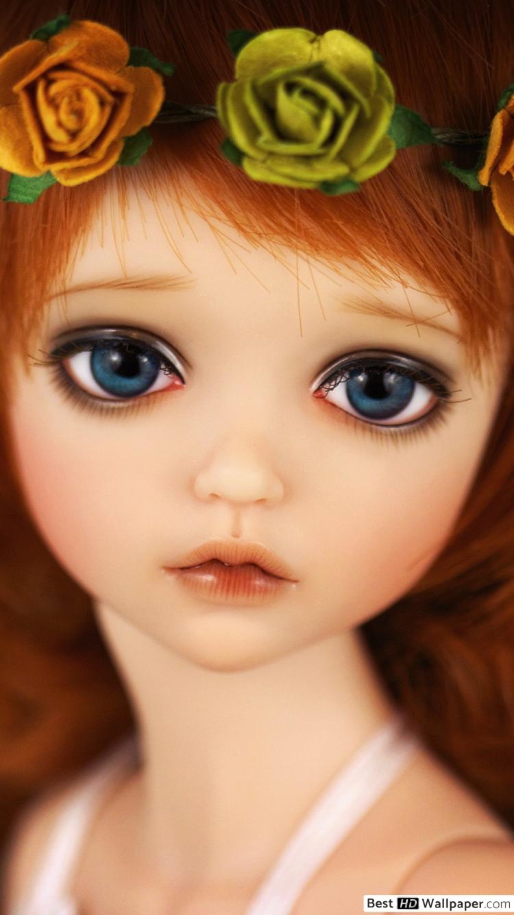 Brown Haired Doll - HD Wallpaper 