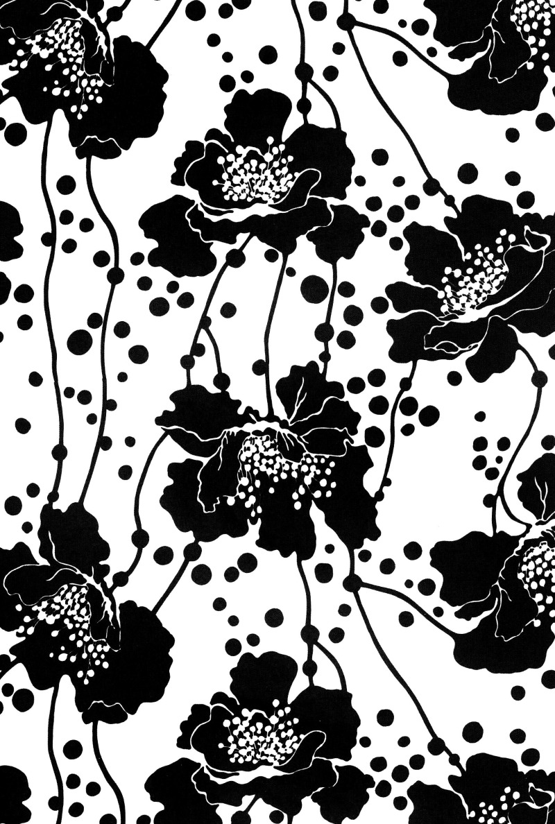Floral Black And White Designs - HD Wallpaper 