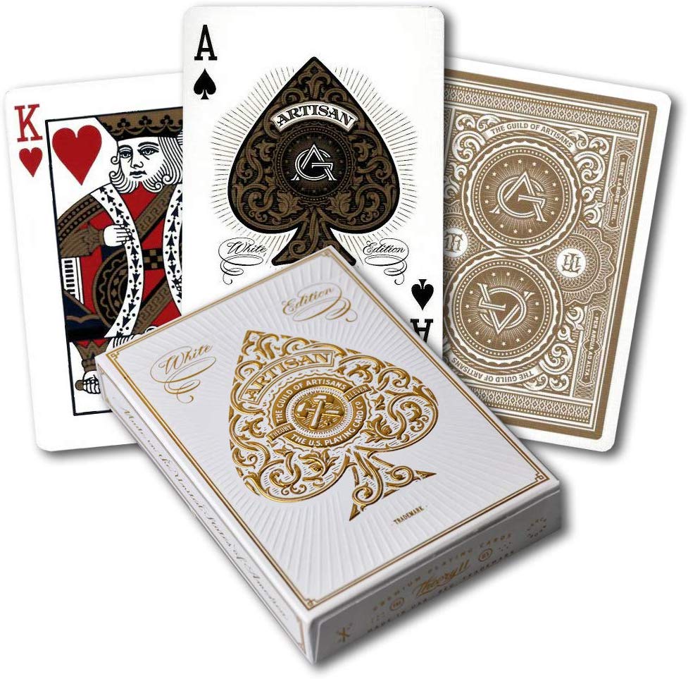 Artisan White Playing Cards - HD Wallpaper 