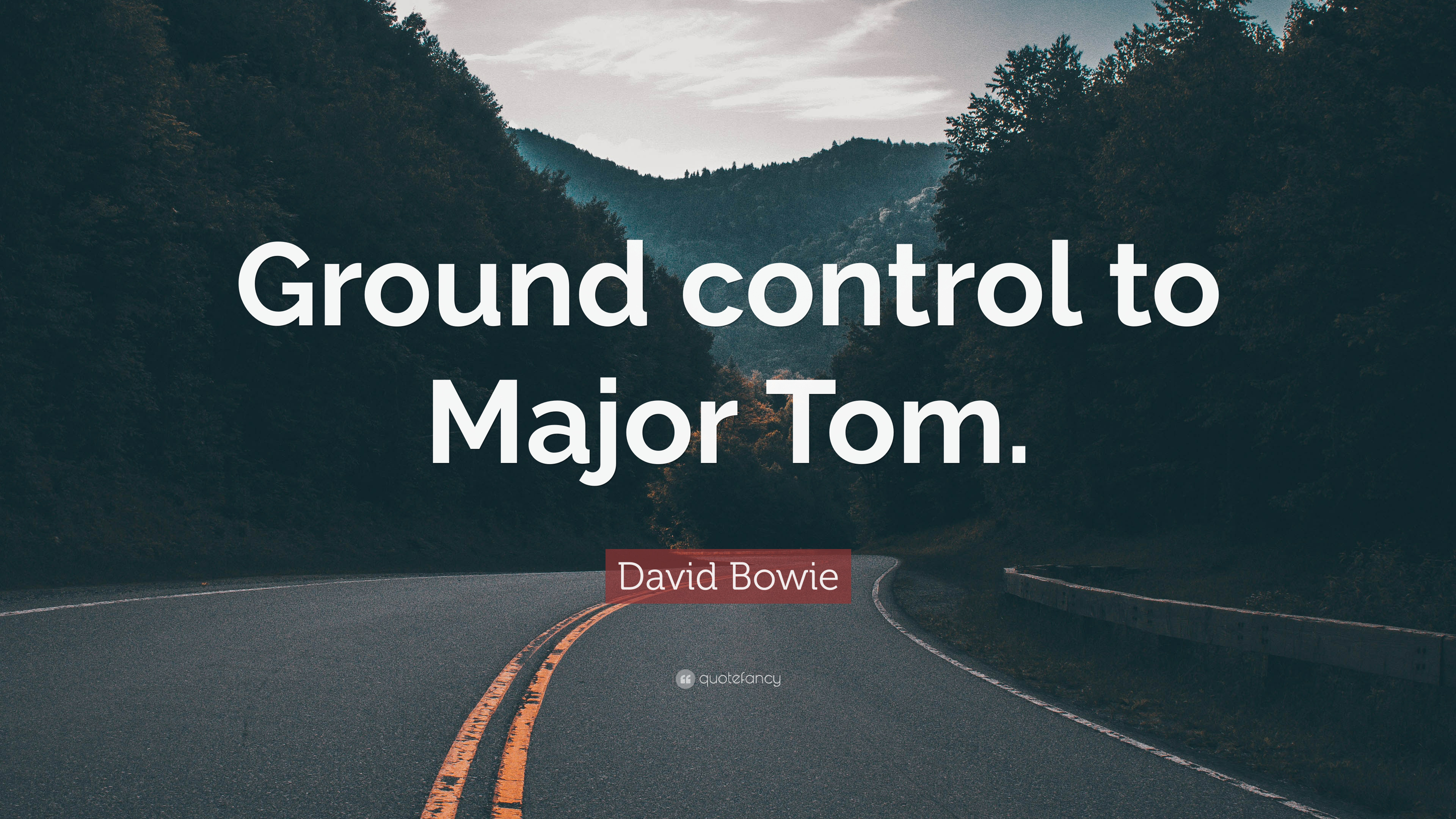 David Bowie Quote - Remember You Are Not Alone - HD Wallpaper 