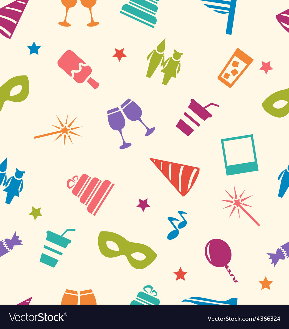 Party Wallpaper Pattern - HD Wallpaper 