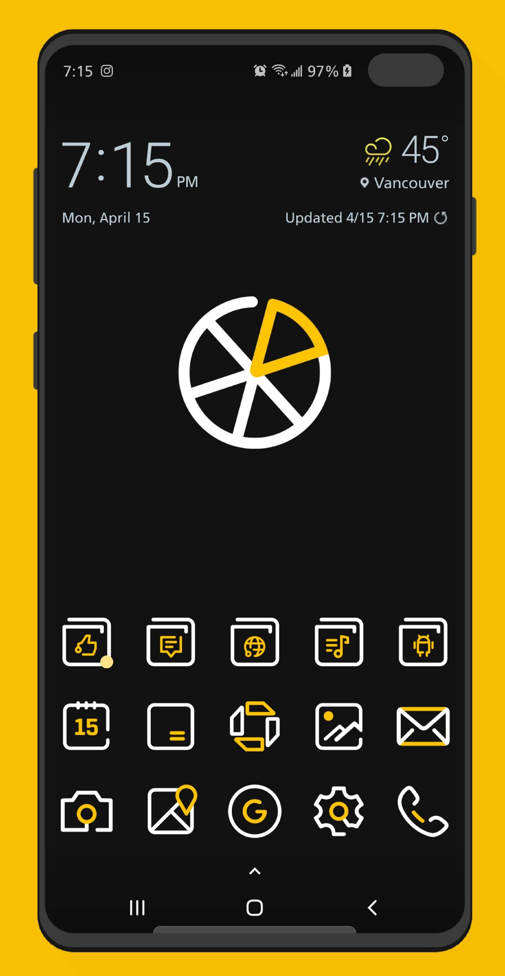 Lime Line Icon Pack - HD Wallpaper 